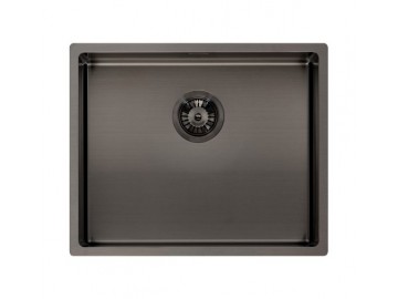 Chậu Rửa Bát Inox 1 Hố Miami 50 Xám Kim Loại PVD HMH.R30721 - Nhập Hà Lan