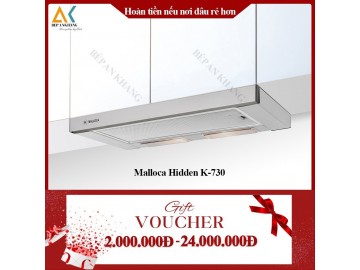 Máy Hút Khói Khử Mùi Âm Tủ Malloca Hidden K-730