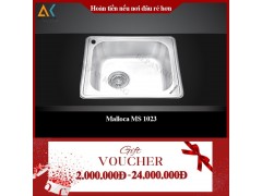 Chậu Rửa Chén 1 Hộc Malloca Inox 304 MS 1023 - Made in Trung Quốc