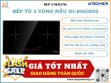 Bếp từ đôi Kocher DI-806GE02 - Made in Germany 