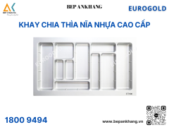 Khay chia thìa dĩa nhựa cao cấp ETW700 (ETC700W) – Eurogold - MÀU TRẮNG