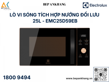 Lò vi sóng có kết hợp nướng Electrolux EMC25D59EB 25 lít 