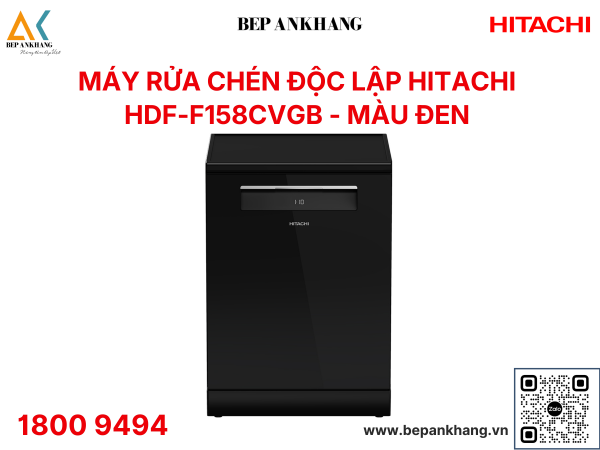Máy Rửa Chén HITACHI HDF-F158CVGB - Nhập Khẩu Thổ Nhĩ Kỳ New 2024 