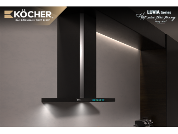 Máy Hút Mùi Kocher LUVIA BLACK MATTE - Phong cách Ý