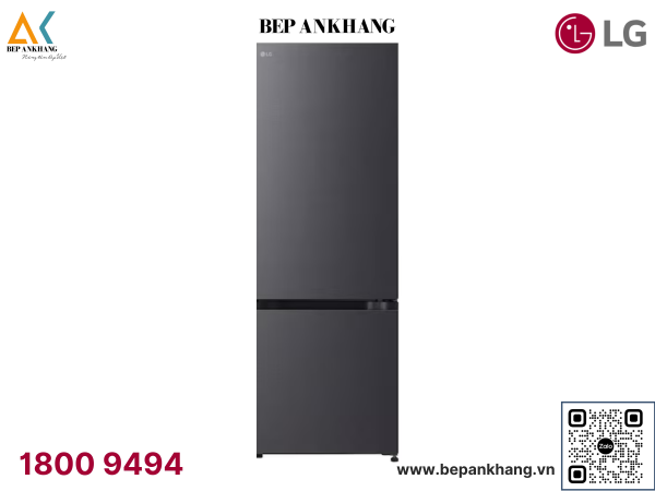 Tủ lạnh LG ngăn đá dưới màu đen 335L LBB33BLM