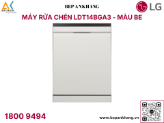 Máy rửa chén bát LG Quadwash TrueSteam™ LDT14BGA3 - Màu Be - Made in Korea