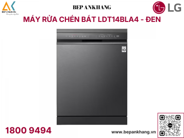 Máy rửa chén bát 14 bộ LG Quadwash TrueSteam™ màu đen LDT14BLA4 - Made in Korea