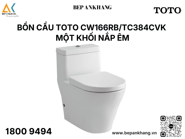 Bàn cầu một khối kèm nắp rửa điện tử WASHLET dòng S5 CW166RB TCF34320GAA T53P100VR