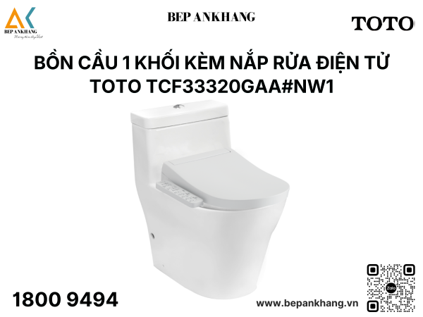 Bàn cầu một khối kèm nắp rửa điện tử WASHLET dòng S2 CW166RB TCF33320GAA T53P100VR